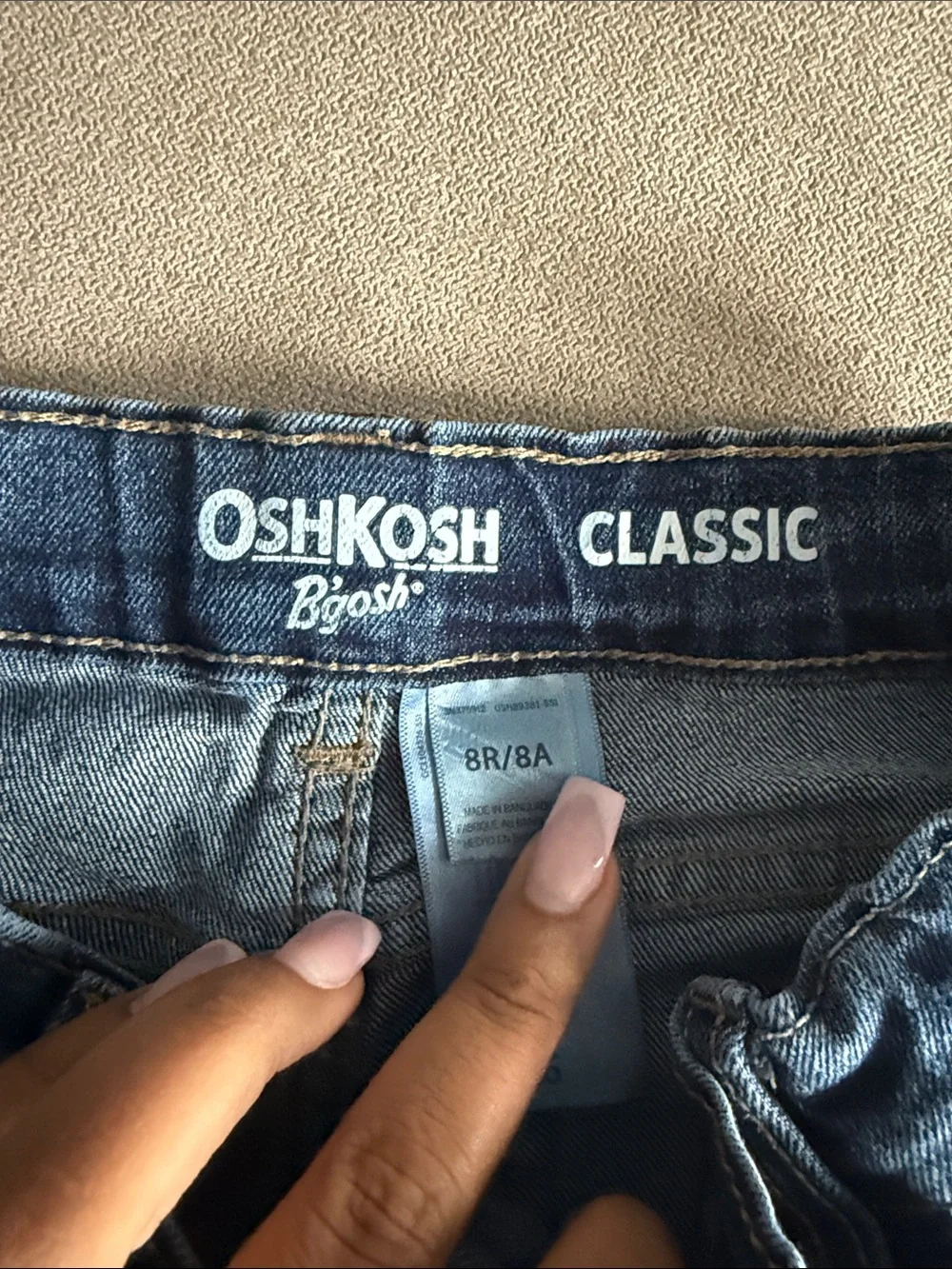 OshKosh B'gosh Kids Trio Jeans in Black and Blue Denim